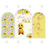 Allenjoy Sweet As Can Bee Theme Birthday Party Arch Backdrop Wall Cloth Cover