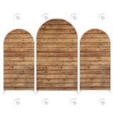 Allenjoy Wooden Board Birthday Party Arch Backdrop Wall Cloth Cover