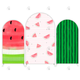 Allenjoy Watermelon Theme Happy Birthday Party Arch Backdrop Wall Cloth Cover