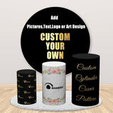Custom Cylinder & Pedestal Cover Kit | Party Supplies - Allenjoy