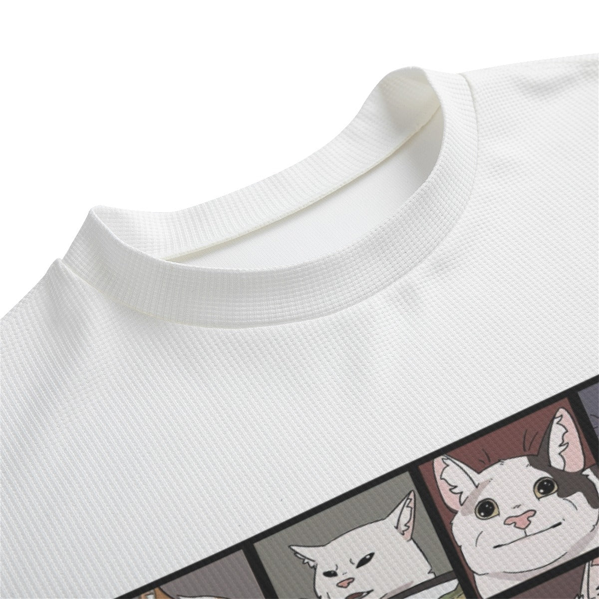 Cat Meme Unisex Drop-shoulder T-shirt