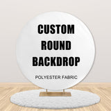Round Backdrop Fabric Cover | Party Supplies - Allenjoy