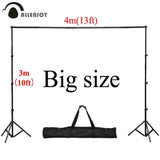 Allenjoy 4*3m/13*10ft Professional Backdrops stand 4crossbar+carry bag+4 clips Stand-4MX3M