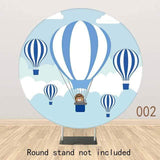 Allenjoy Air Balloon Clould Round Backdrop - Allenjoystudio