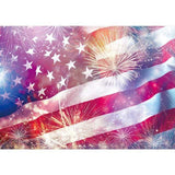 Allenjoy American Independence Day National Flag Backdrop