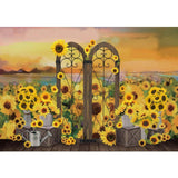 Allenjoy Autumn Sunflower Backdrop for Kids Minisession
