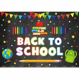 Allenjoy Back to School Backdrop First Day of School Chalkboard Backdrop - Allenjoystudio