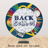 Allenjoy Back to School Round Backdrop - Allenjoystudio