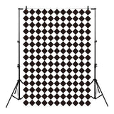 Allenjoy Backdrop Black and white Diamond  Patterns for Portrait Photoshoot