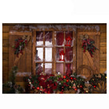 Allenjoy Christmas Wood House Window Gift Backdrop - Allenjoystudio