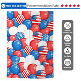 Allenjoy Colorful Flag Balloon Backdrop for Independence Day - Allenjoystudio