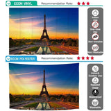Allenjoy Backdrop for Locations Paris Eiffel Tower Under Blue Sky Constitute a painting - Allenjoystudio