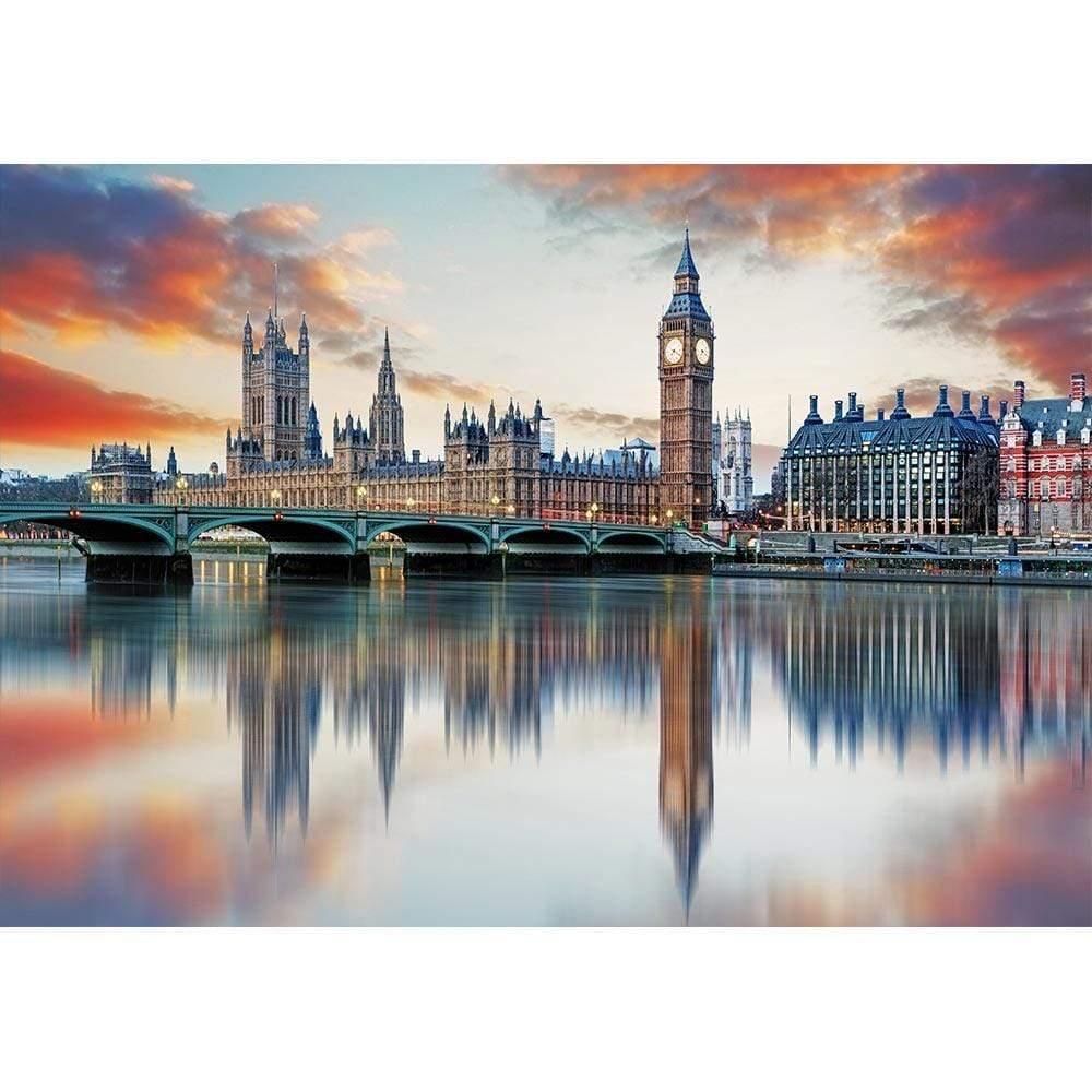 Allenjoy Backdrop Locations Big Ben and Houses of Parliament in England - Allenjoystudio