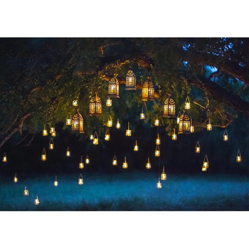 Allenjoy Starry Sky Bokeh Glitter Candle Tree for Wedding - Allenjoystudio