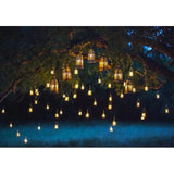 Allenjoy Starry Sky Bokeh Glitter Candle Tree for Wedding