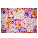 Allenjoy Backdrop Photocall Hundred Rose Flowers Contend in Beauty Background Photography