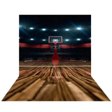 Allenjoy Sports Backdrop Light Flicker in Basketball Court