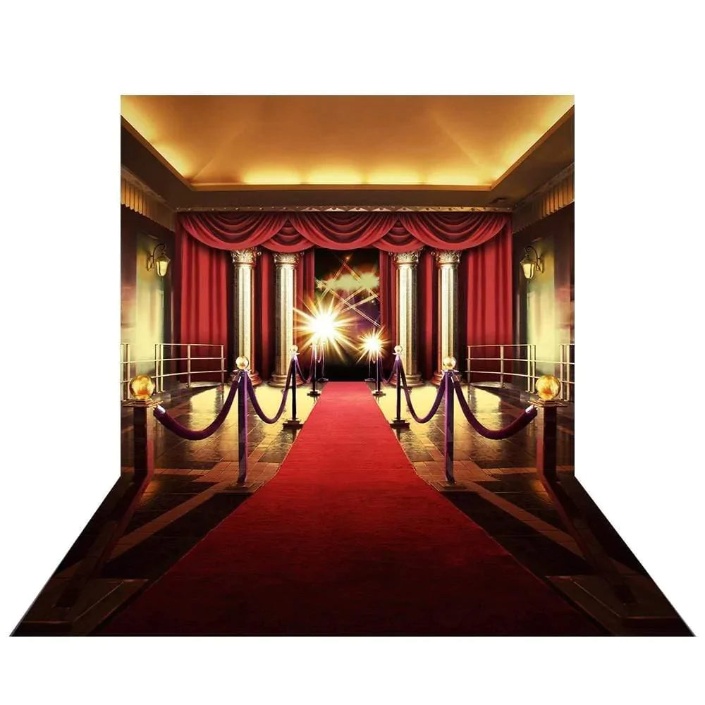 Allenjoy Backgroud for Photo Red Carpet Hollywood  Party Celebration Backdrop - Allenjoystudio