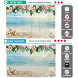 Allenjoy Summer Seaside Sand Beach Starfish Shell  Flower Backdrop - Allenjoystudio