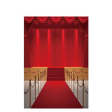 Allenjoy Backgrounds Red Carpet Backdrop Gorgeous Grand Theatre Stage Curtain Photobooth