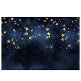 Allenjoy Twinkle Little Star Backdrop with Golden Starry Sky