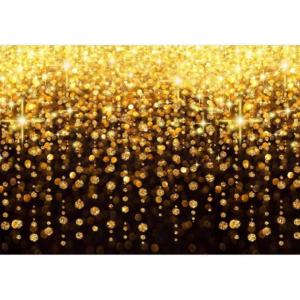 Allenjoy Black and Gold Backdrop for Party Prom Birthday Party - Allenjoystudio