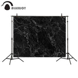 Allenjoy Black Marble Gray Natural Pattern Party Decoration Wedding Background Photocall