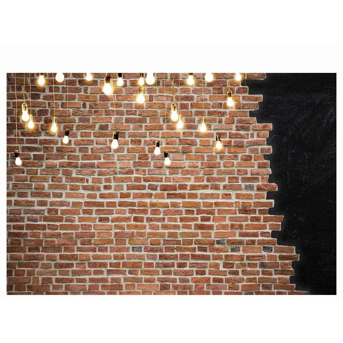 Allenjoy Brick Wall with Shiny Light Backdrop - Allenjoystudio