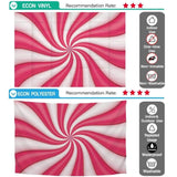 Allenjoy Candy Photophone Backgrounds Studio Stripe Pink White Spiral Pattern Cartoon - Allenjoystudio