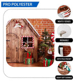 Allenjoy Christmas Red Brick Wall Ginger Candy House Backdrop for Kids - Allenjoystudio