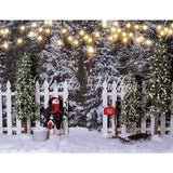 Allenjoy Christmas Santa Claus Pine Backdrop for Photography Designed by Panida Phillips