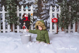 Allenjoy Christmas Santa Claus Pine Backdrop for Photography Studio Designed by Panida Phillips - Allenjoystudio