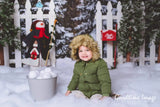 Allenjoy Christmas Santa Claus Pine Backdrop for Photography Studio Designed by Panida Phillips