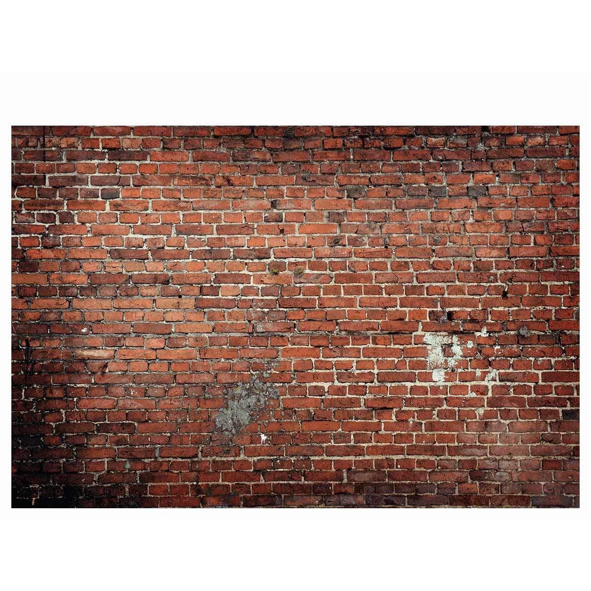 Allenjoy Crimson Brick Wall Photography Background - Allenjoystudio
