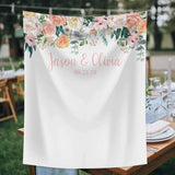 Allenjoy Custom Floral Background for Wedding Bridal Shower Anniversary Romantic Love Fotografia Backdrops
