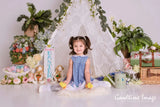 Allenjoy Easter Tent Bunny Minisession Backdrop Designed by Panida Phillips