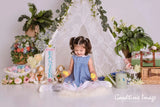 Allenjoy Easter Tent Bunny Minisession Backdrop Designed by Panida Phillips - Allenjoystudio