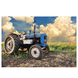 Allenjoy Farm Rustic Backdrop for Photo Studio Tractor Field Cloud  for Children