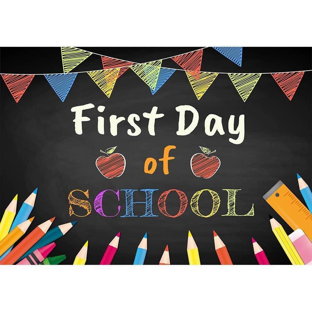 Allenjoy First Day of the School Back to School Backdrop for School ...