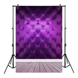 Allenjoy for Photo Studio Tufted Purple Backdrop Retro Soft Weave Fabric Furniture