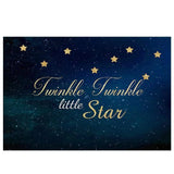 Allenjoy Golden Twinkle Little Star Night Sky Dreamlight Backdrop - Allenjoystudio