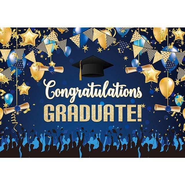 Allenjoy Graduation Backdrop Congratulations Congrats Grad Class of 2021 Prom Party - Allenjoystudio