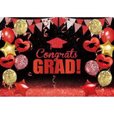 Allenjoy Graduation Congratulations Congrats Grad Class of 2021 Prom Party Backdrop