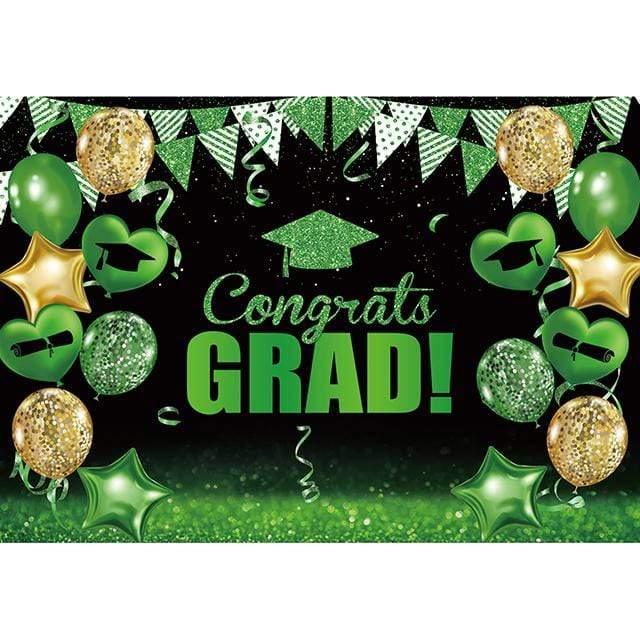 Allenjoy Graduation Congratulations Congrats Grad Class of 2021 Prom Party Backdrop - Allenjoystudio