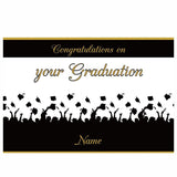 Allenjoy Congratulations on your Graduation Custom Name Backdrop