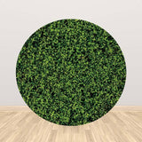 Allenjoy Green Grass Round Backdrop for Party