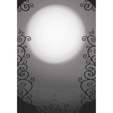 Allenjoy Halloween Full Moon Gray Bridal Shower Wedding Backdrop - Allenjoystudio