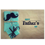 Allenjoy Happy Father's Day Gifts Box Kraft Paper Backdrop