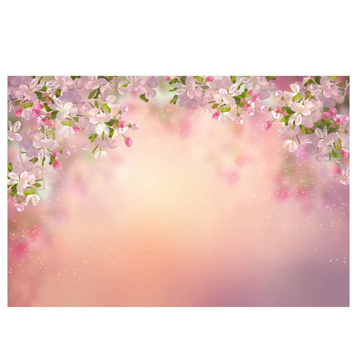 Allenjoy Peach Blossom Blear Mother's day Backdrop - Allenjoystudio