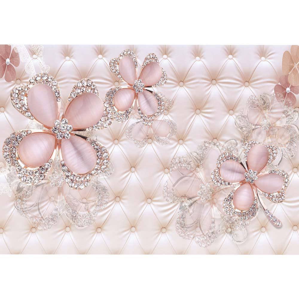 Allenjoy Pink Diamond Flower  Headboard Photography Backdrop - Allenjoystudio